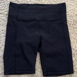 Lululemon Black High-Waist Women's Bike Shorts